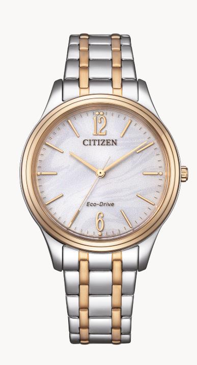 Citizen Eco-Drive Bi Color Perlmutt
