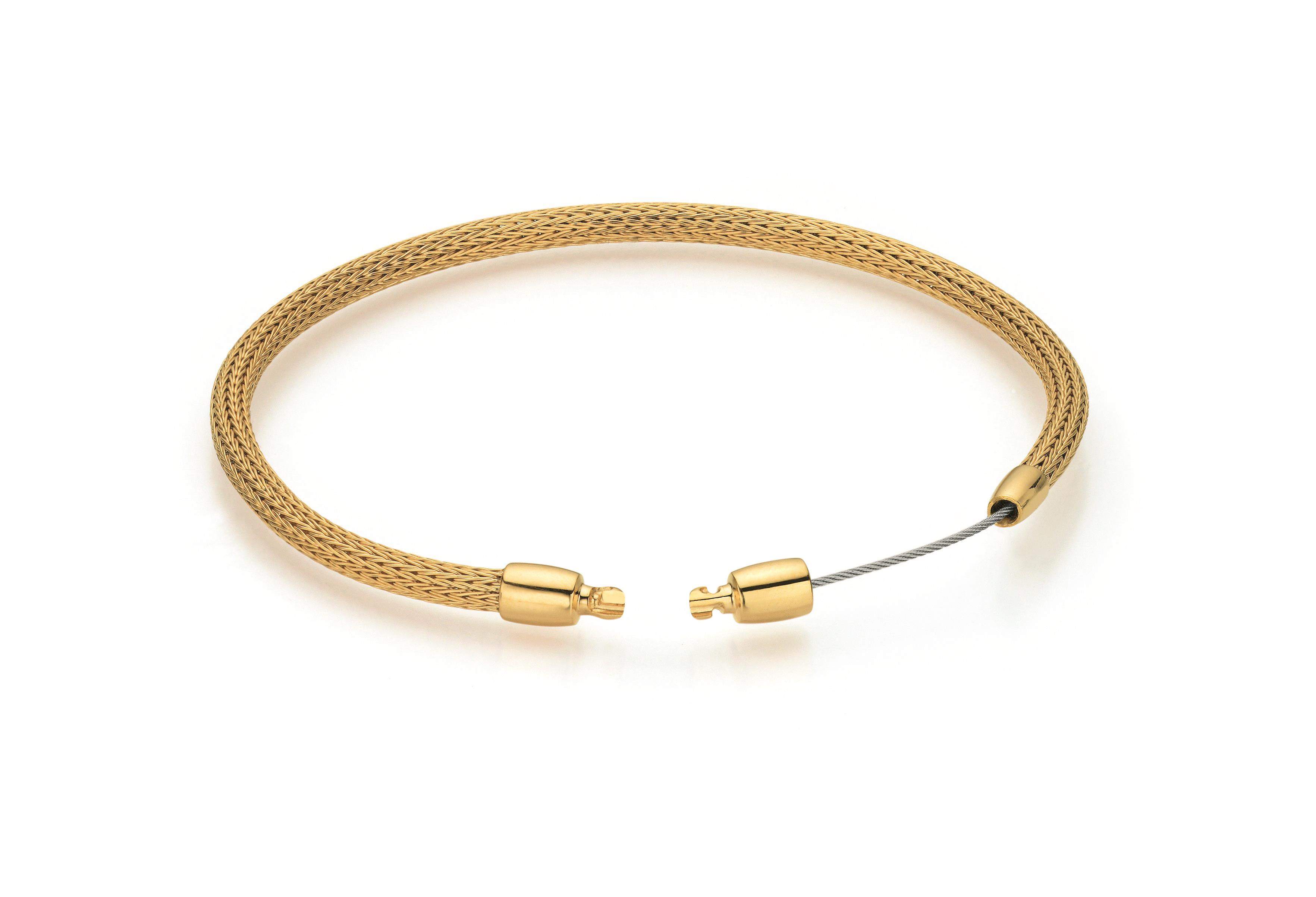 Jörg Heinz Flex Armband Gelbgold 17,0cm