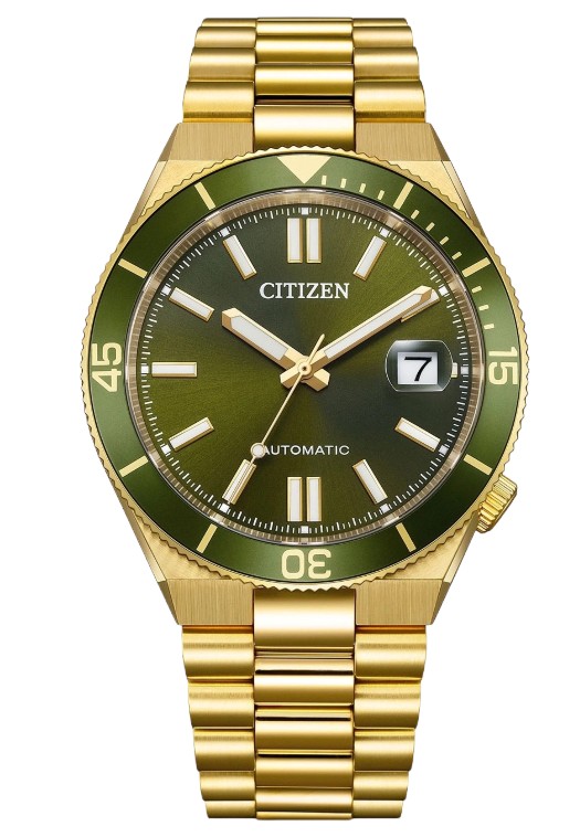 Citizen Automatik Grün Gold 40mm