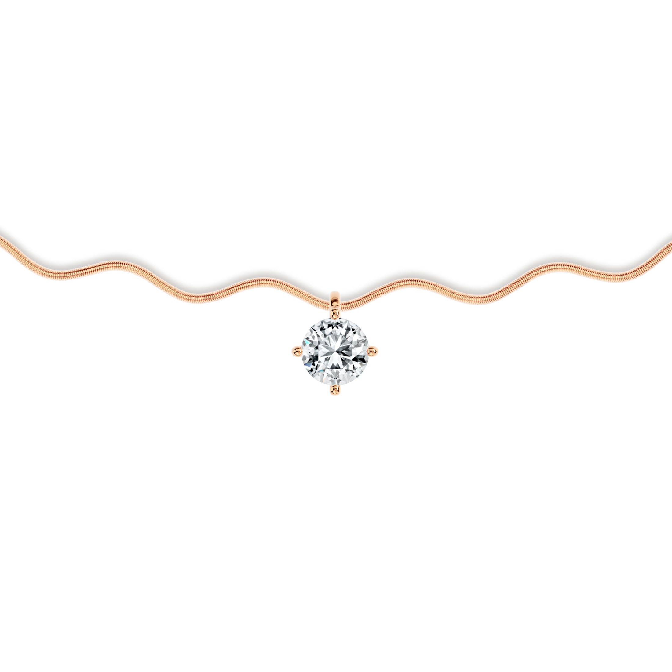 Niessing Amatis Anhänger Rotgold 0,40ct