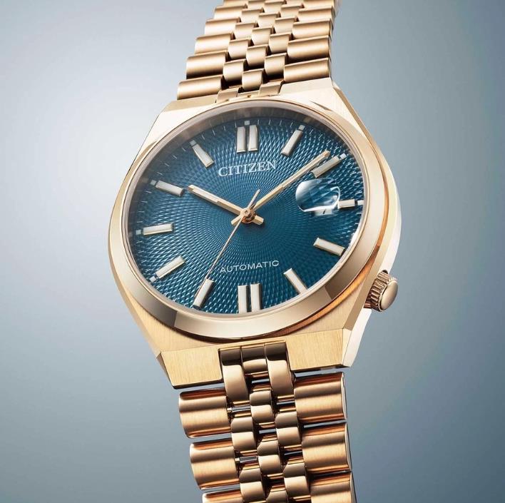 Citizen Tsuyosa 60 Automatik Blau Rosé