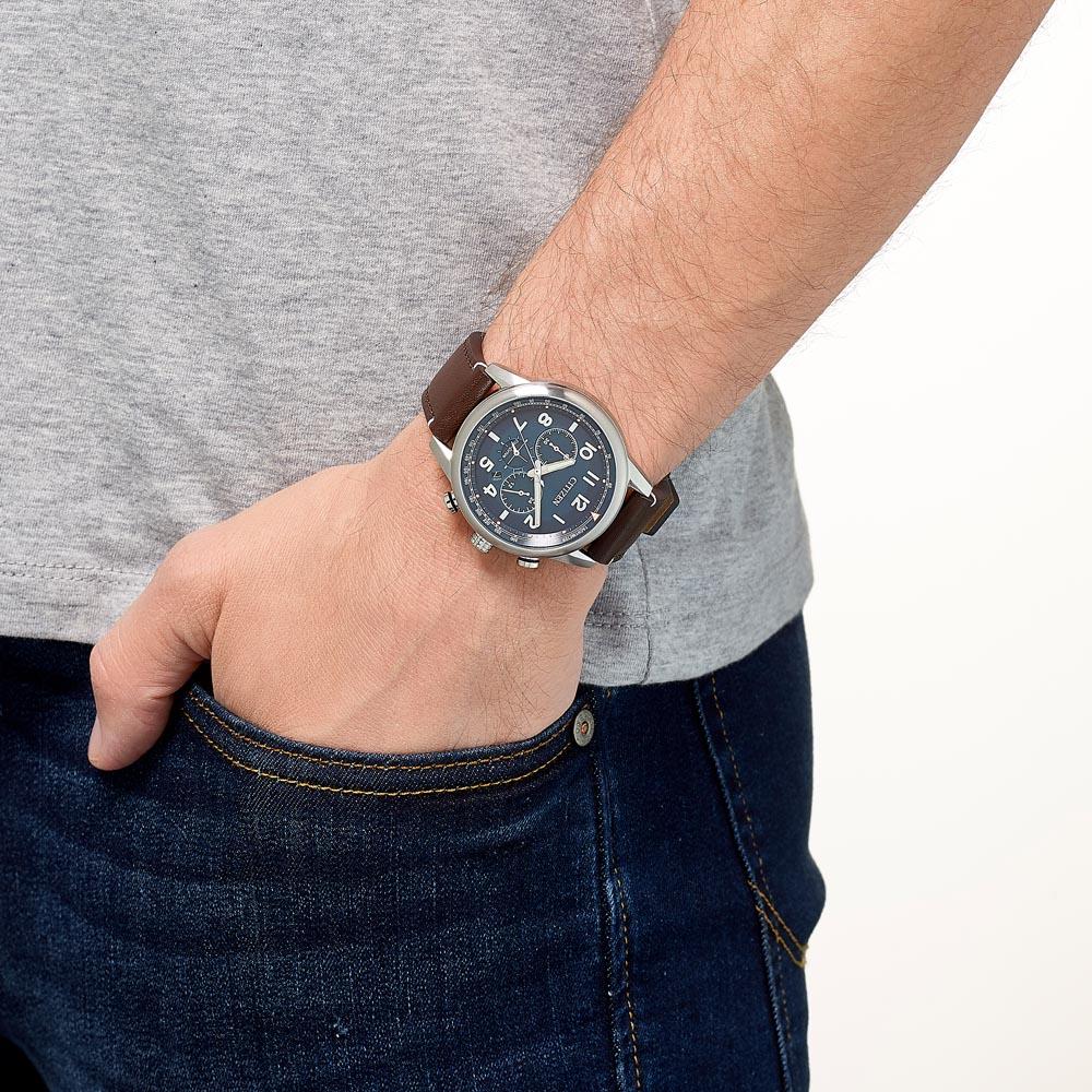 Citizen Eco-Drive Blue Chrono Herrenuhr
