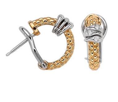 Fope Prima Ohrringe Gelbgold