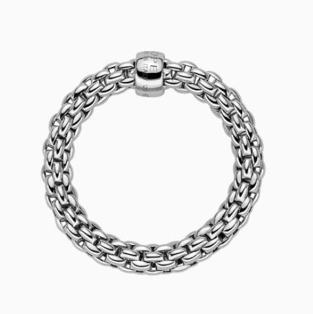 Fope Essentials dünner Ring Weißgold M