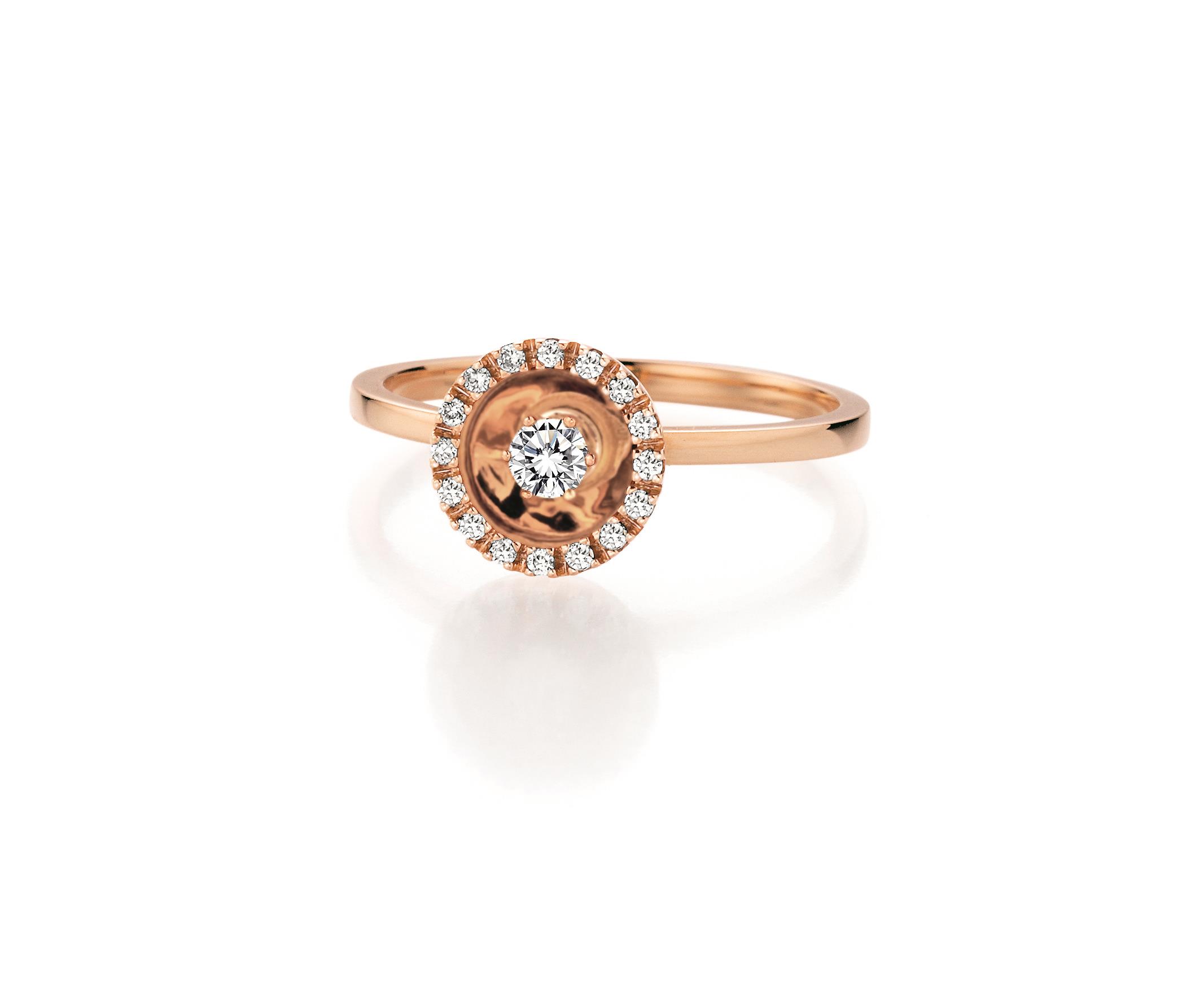 Jörg Heinz Swing Ring mit seitlichen Brillanten