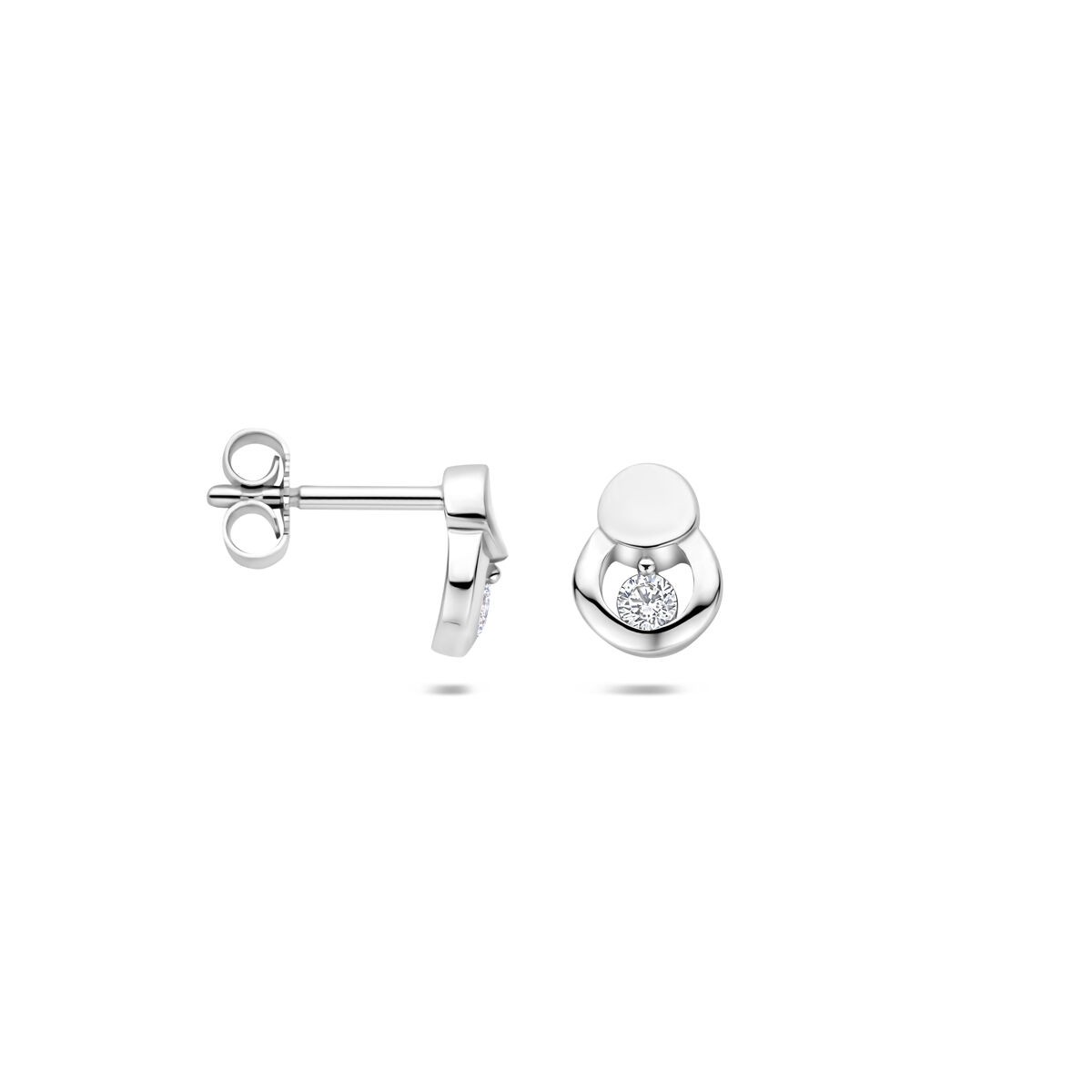 Ohrstecker Silber mit Zirkonia