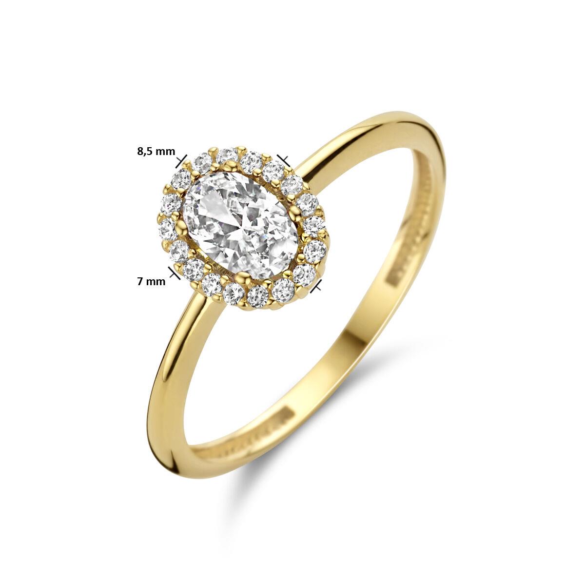 Halo Oval Ring