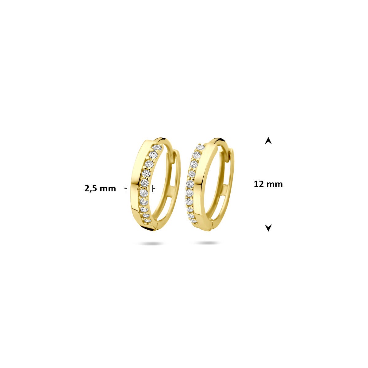 Creoeln Gelbgold mit Zirkonia