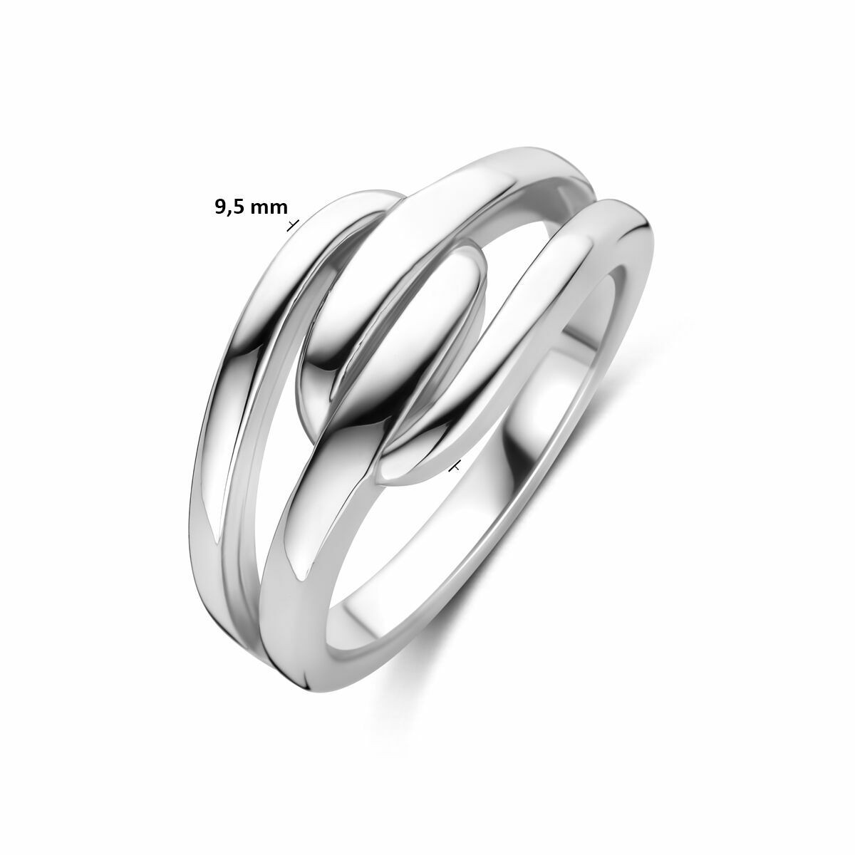 Ring Silber poliert