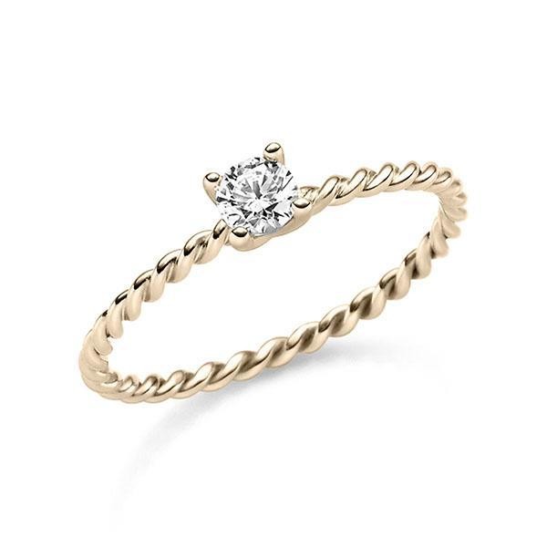 Solitaire Ring 0,25ct Green Zirkonia Signature