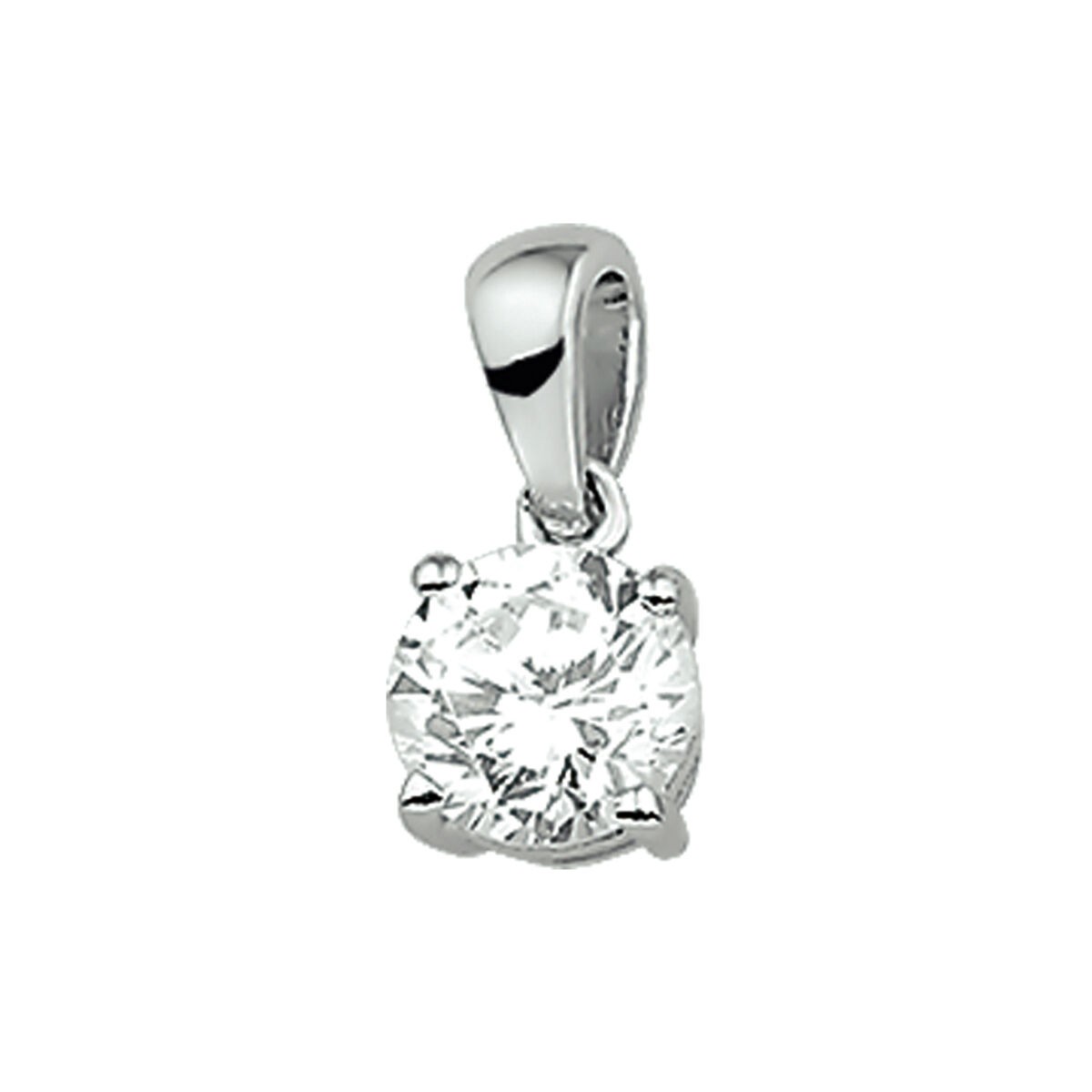 Anhänger Solitaire Zirkonia 6,5mm