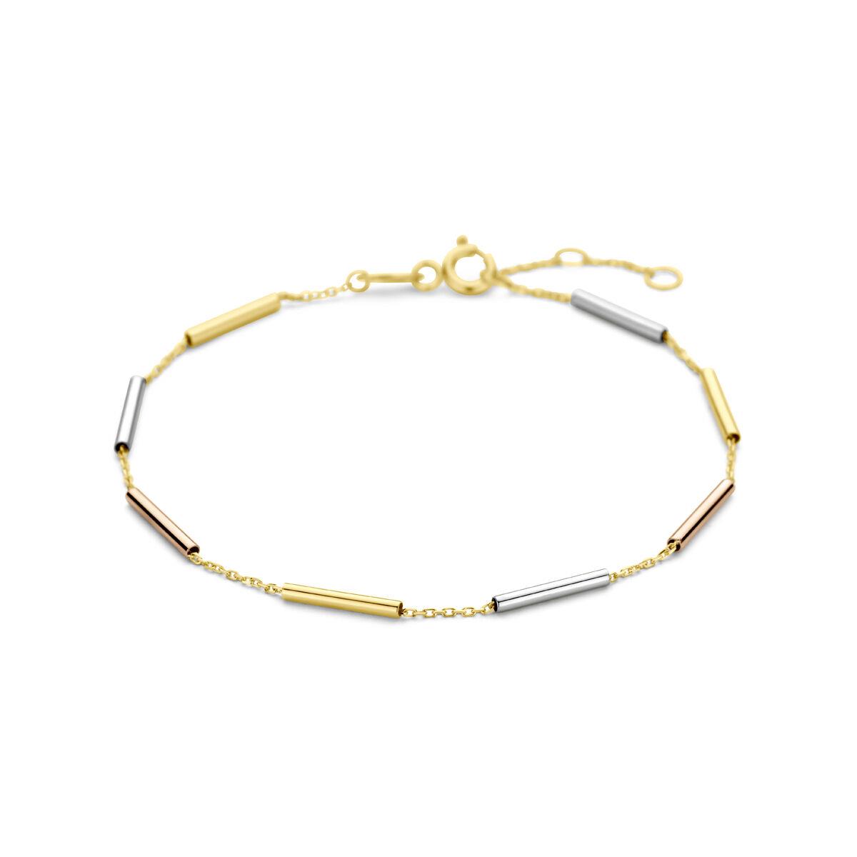 Tricolor Armband mit Stäbchen