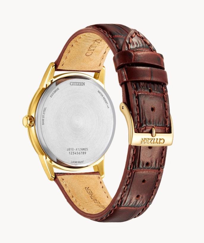 Citizen Eco-Drive Uhr Gold Braun