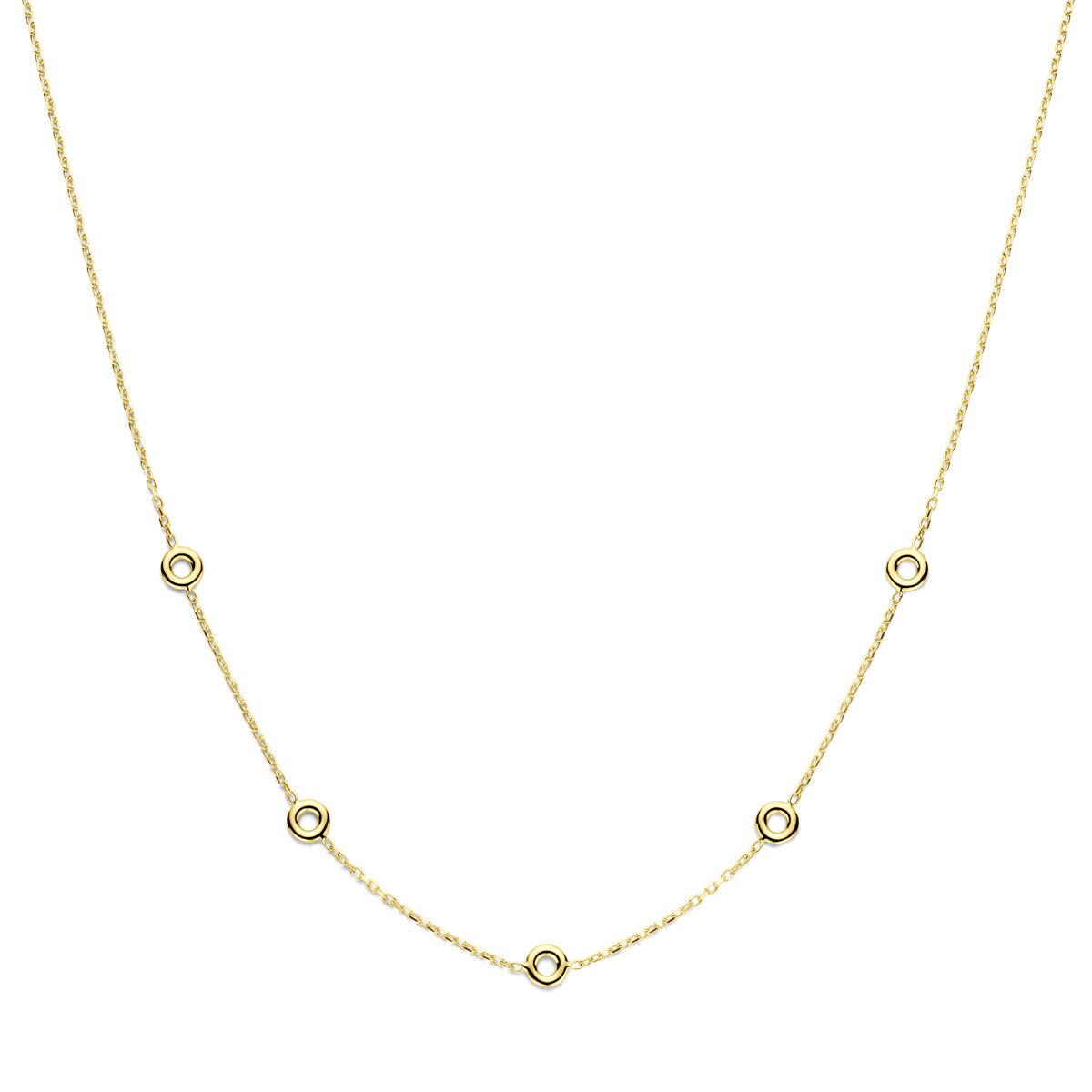 Collier Anker mit Kreisen