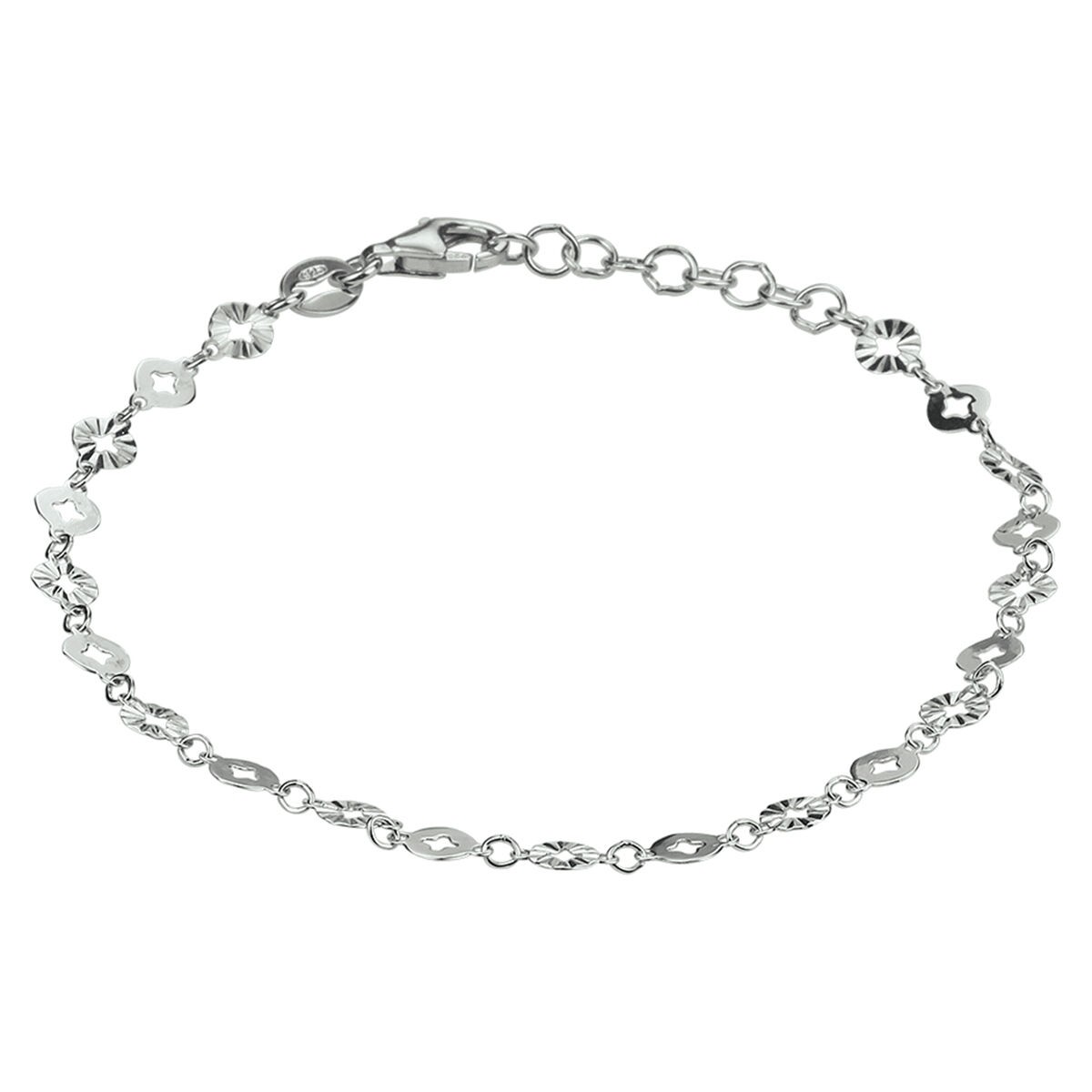Armband mit facettierte Plättchen