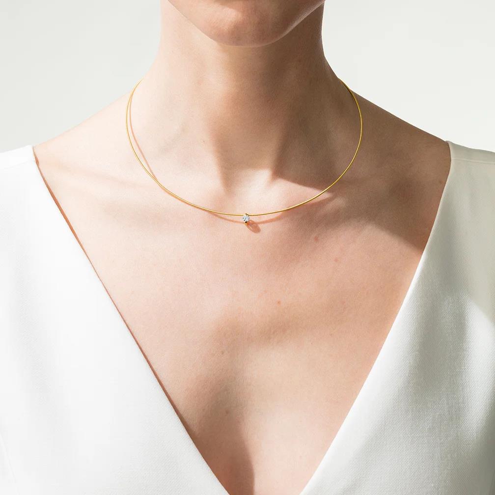 Niessing Princess Anhänger Gelbgold 0,23ct