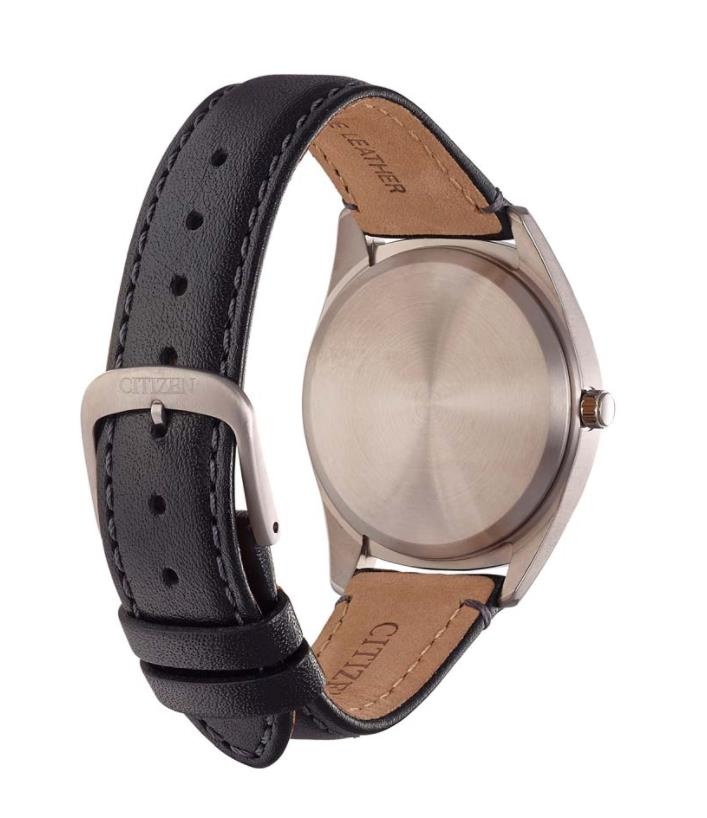 Citizen Eco-Drive Damenuhr Titan Lederband