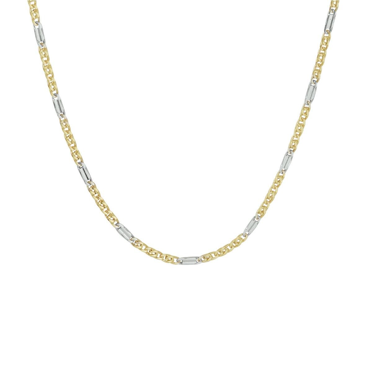 Bi-Color Collier 45cm