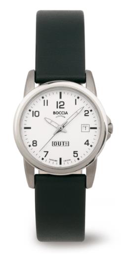 Boccia Titanium Uhr mit Saphirglas