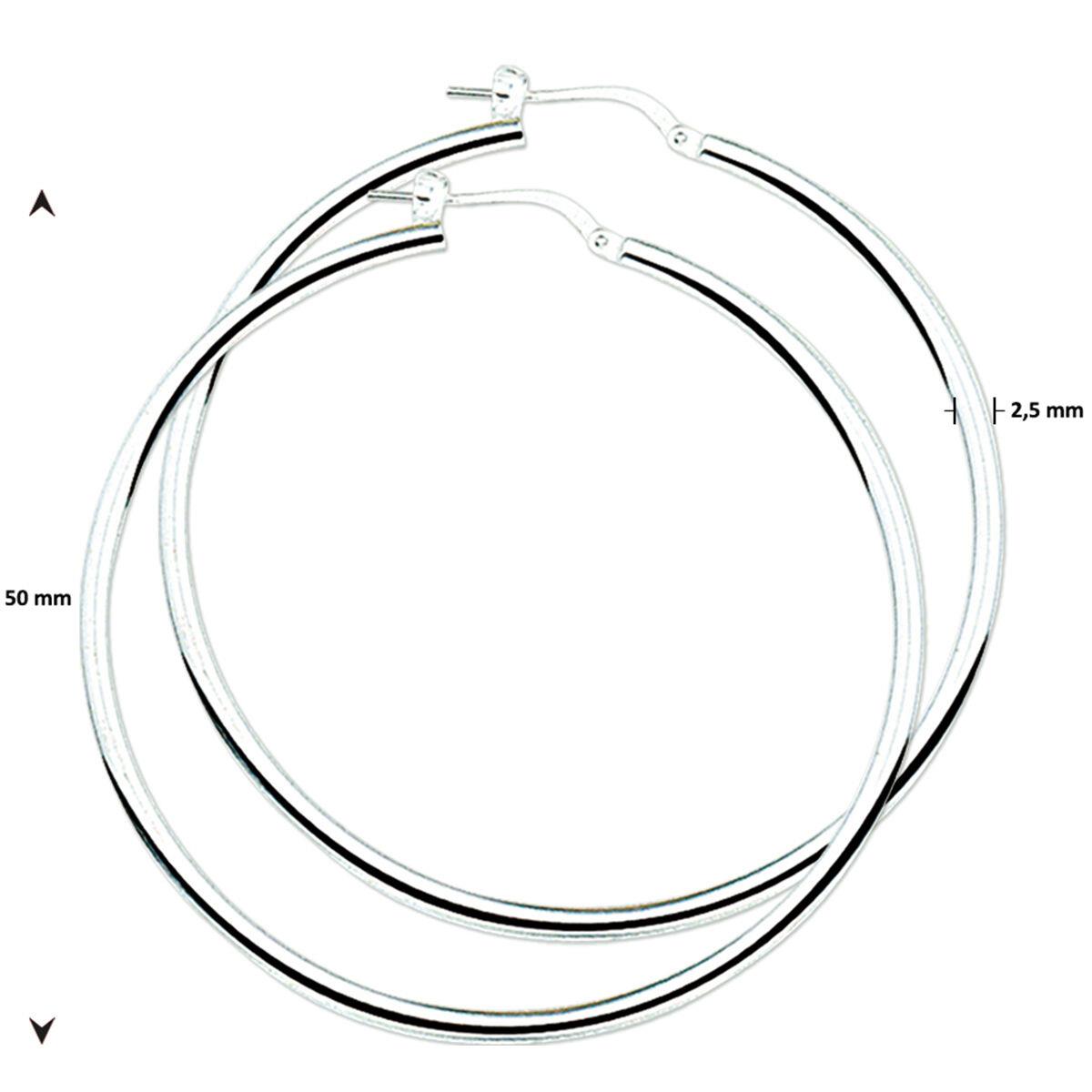 Creolen Silber 50,0mm