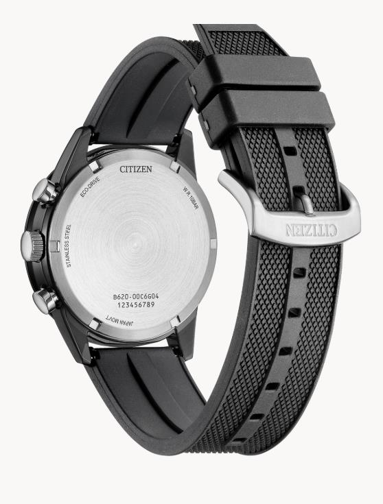 Citizen Eco-Drive Schwarz Chronograph