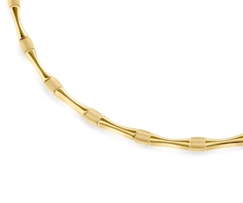Boccia Titanium Collier Gelbvergoldet