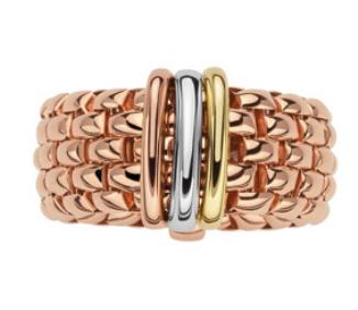 Fope Panorama Ring Rotgold M