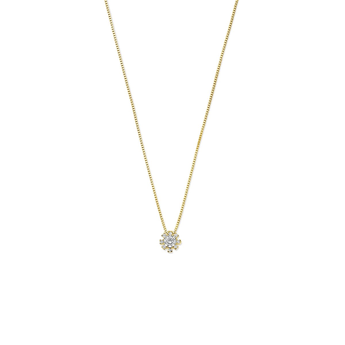 Kette Rose mit Zirkonia