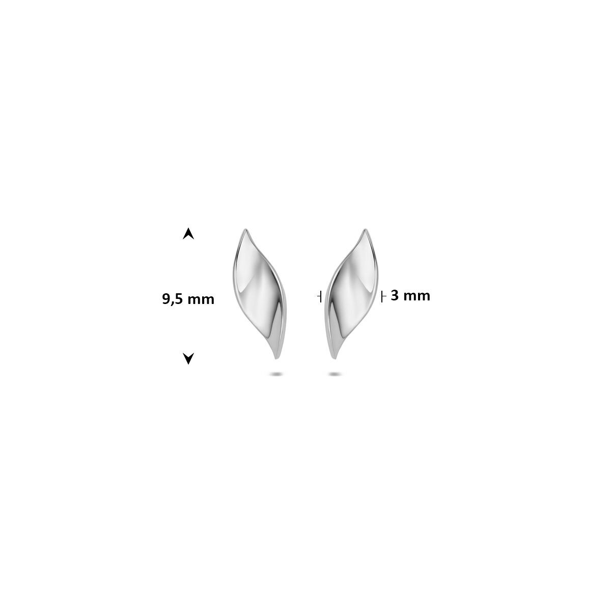 Ohrstecker Silber poliert