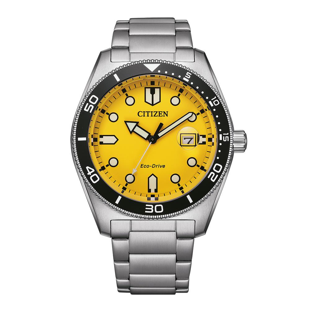 Citizen Eco-Drive Black & Yellow
