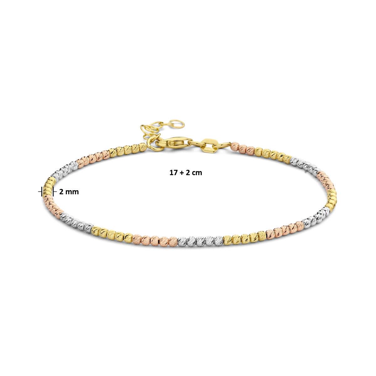 Tricolor Armband mit Stäbchen