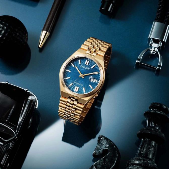 Citizen Tsuyosa 60 Automatik Blau Rosé