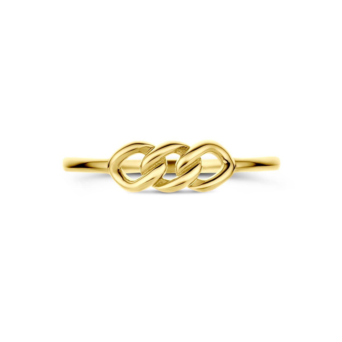 Ring mit Panzer Kettenmuster