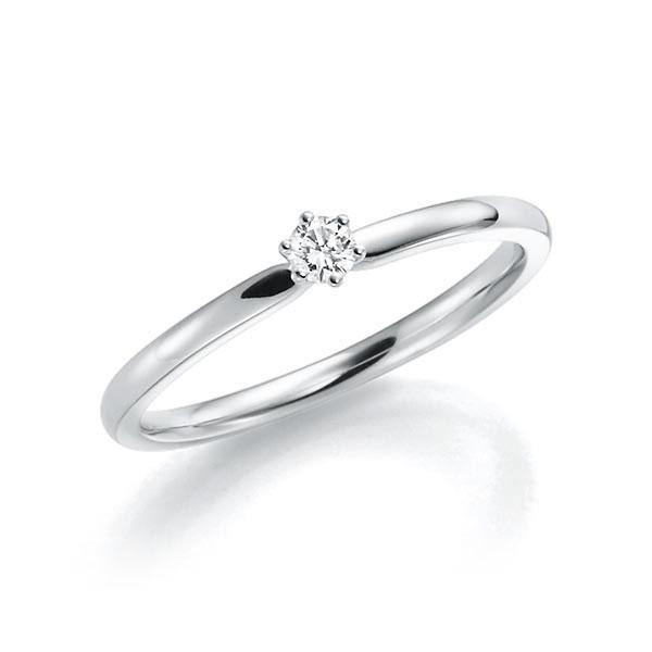 Solitaire Ring 0,10ct