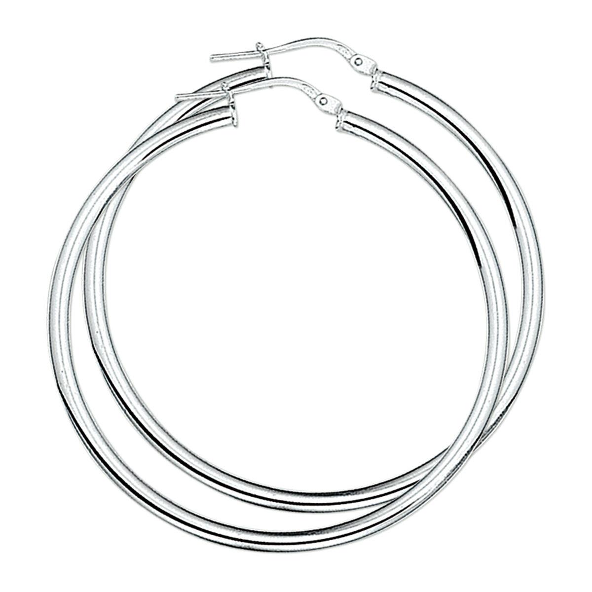 Silber Creolen 45,0mm