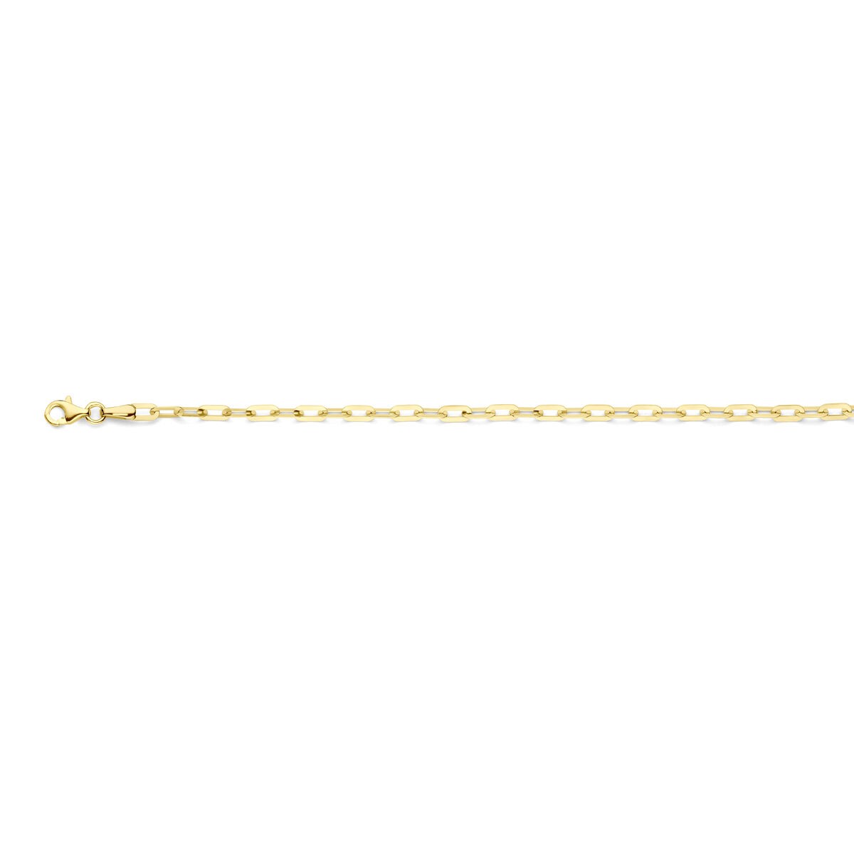 Gelbgold Kette Paperclip 3,0