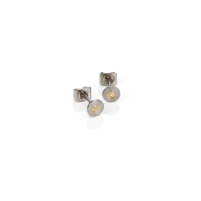 Boccia Titanium Bicolor Brillant Ohrstecker
