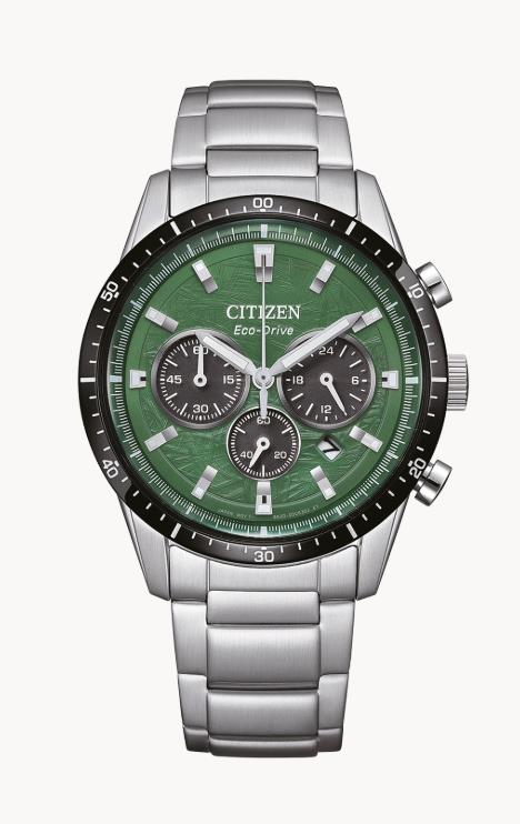 Citizen Eco-Drive Grün Chronograph