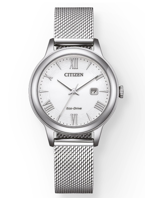 Citizen Eco-Drive Silber Milanaise