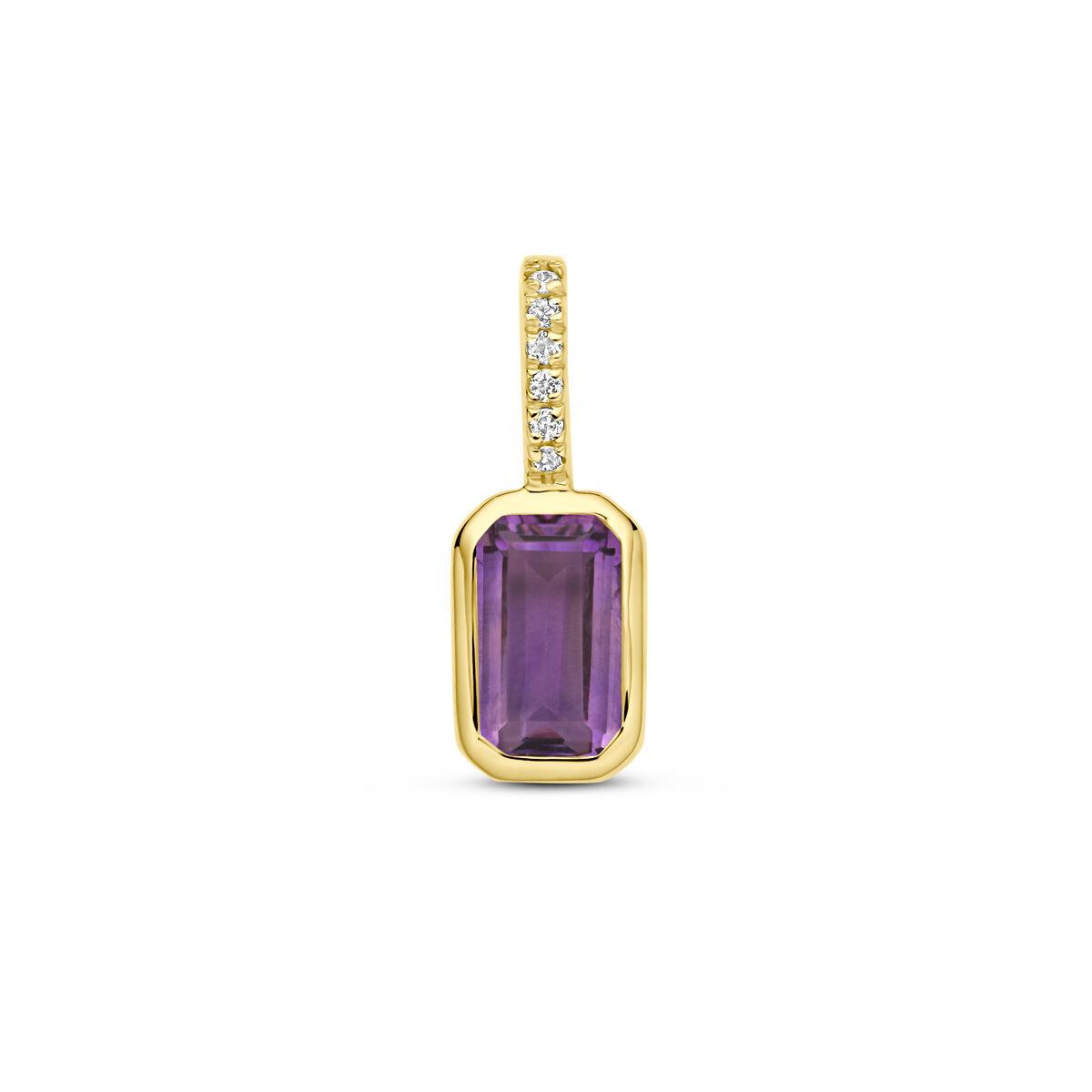 Geburtsstein Amethyst Februar  Anhänger