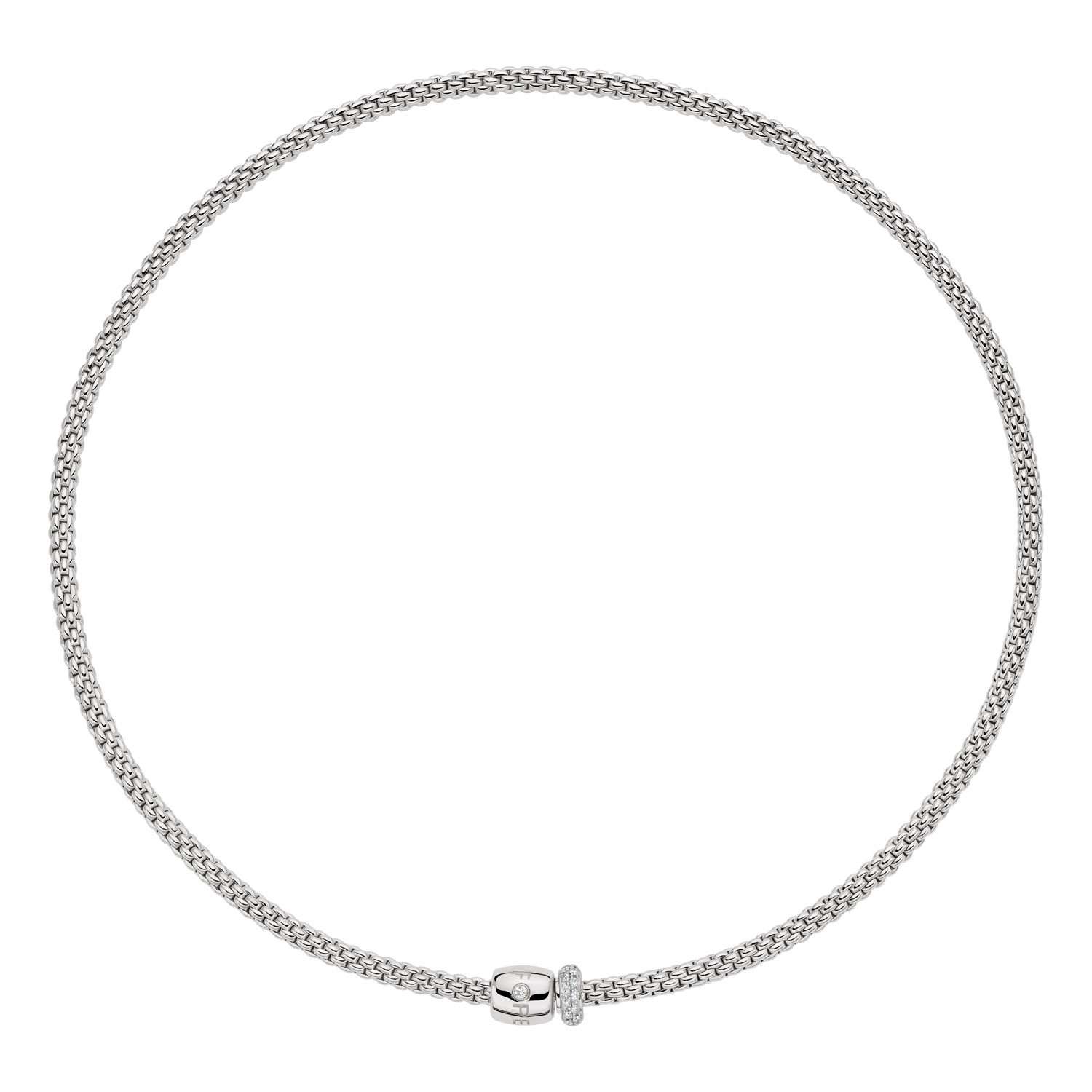 Fope Prima flexibles Collier Weißgold