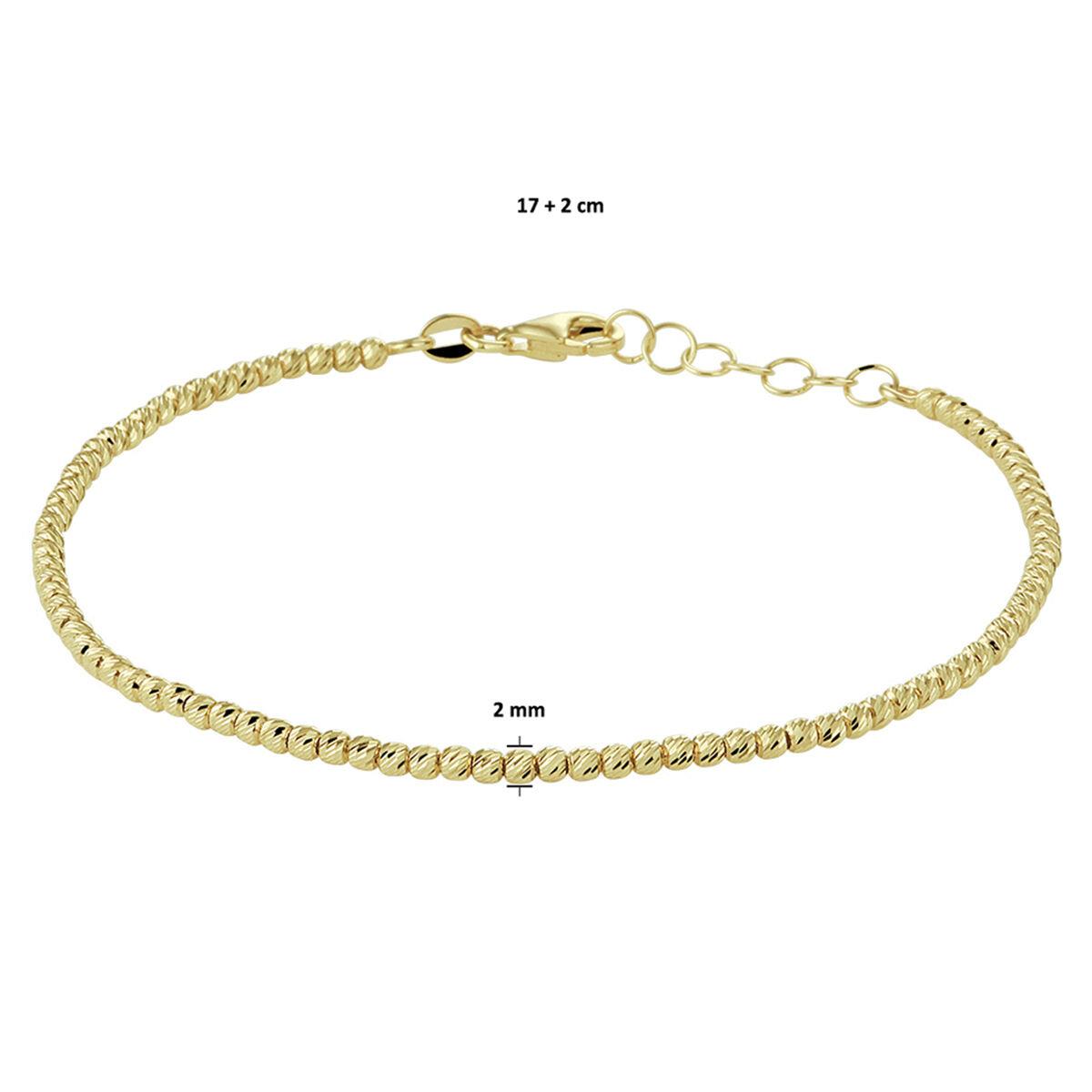 Armband diamantierte Kugeln