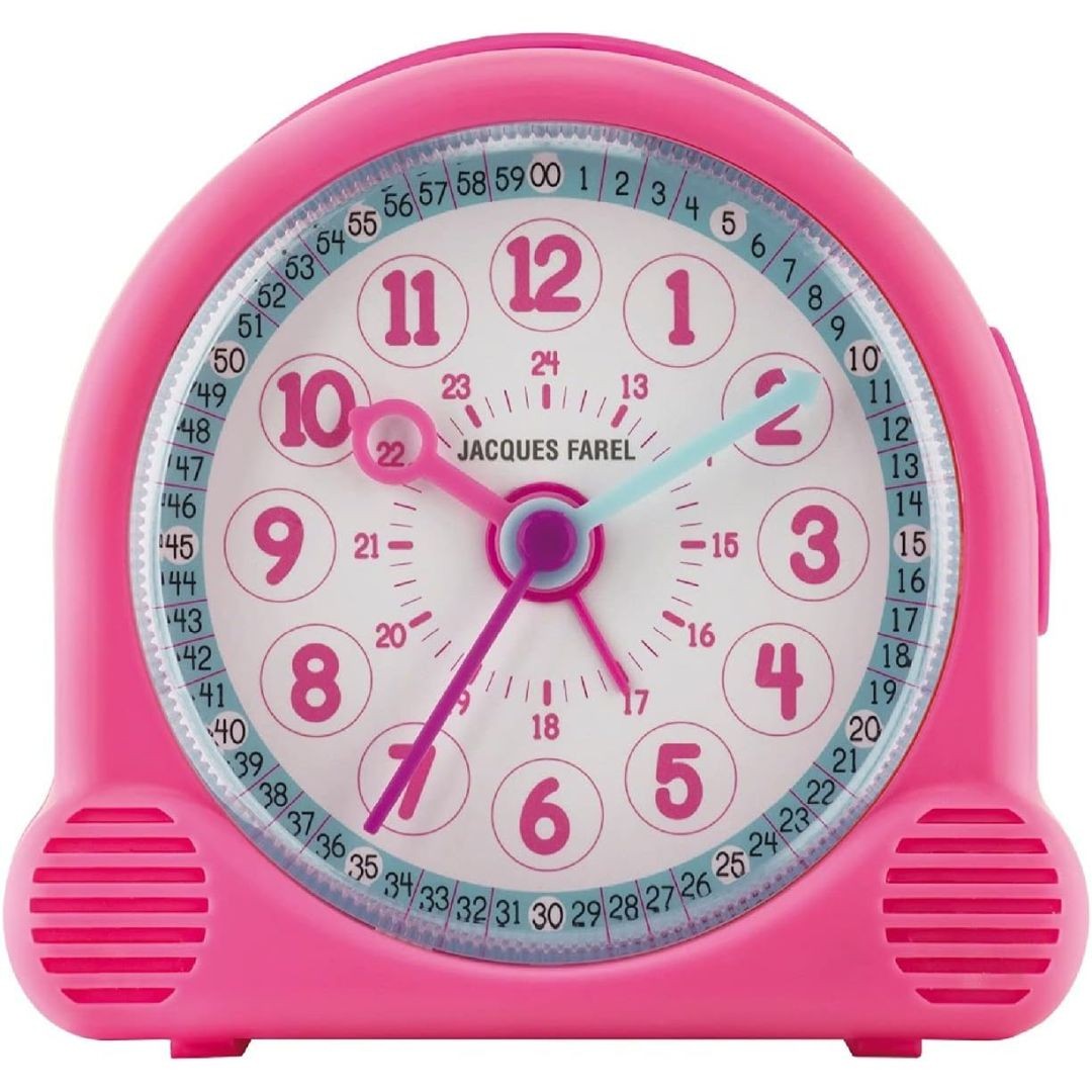 Kinderwecker Happy Learning Pink