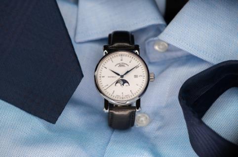Mühle Glashütte Teutonia IV Mondphase Herrenuhr