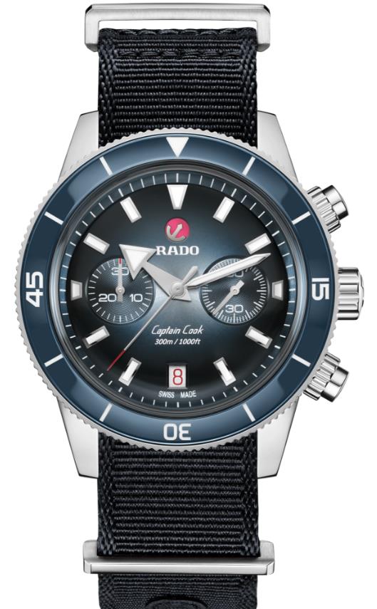 Rado Captain Cook Automatik Chronograph Blue