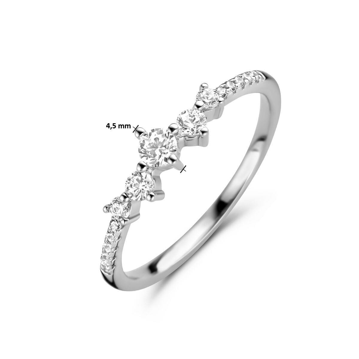 Silber Ring Zirkonia Mix