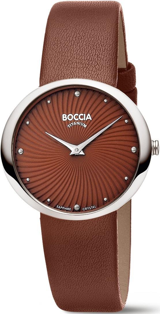 Boccia Titanium Braun Damenuhr