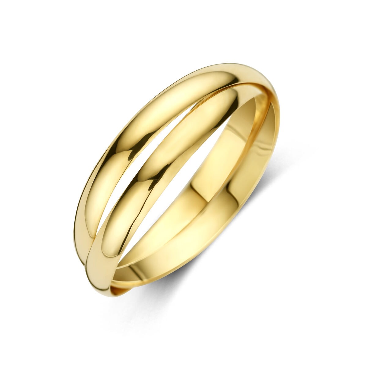 Doppelring Gelbgold