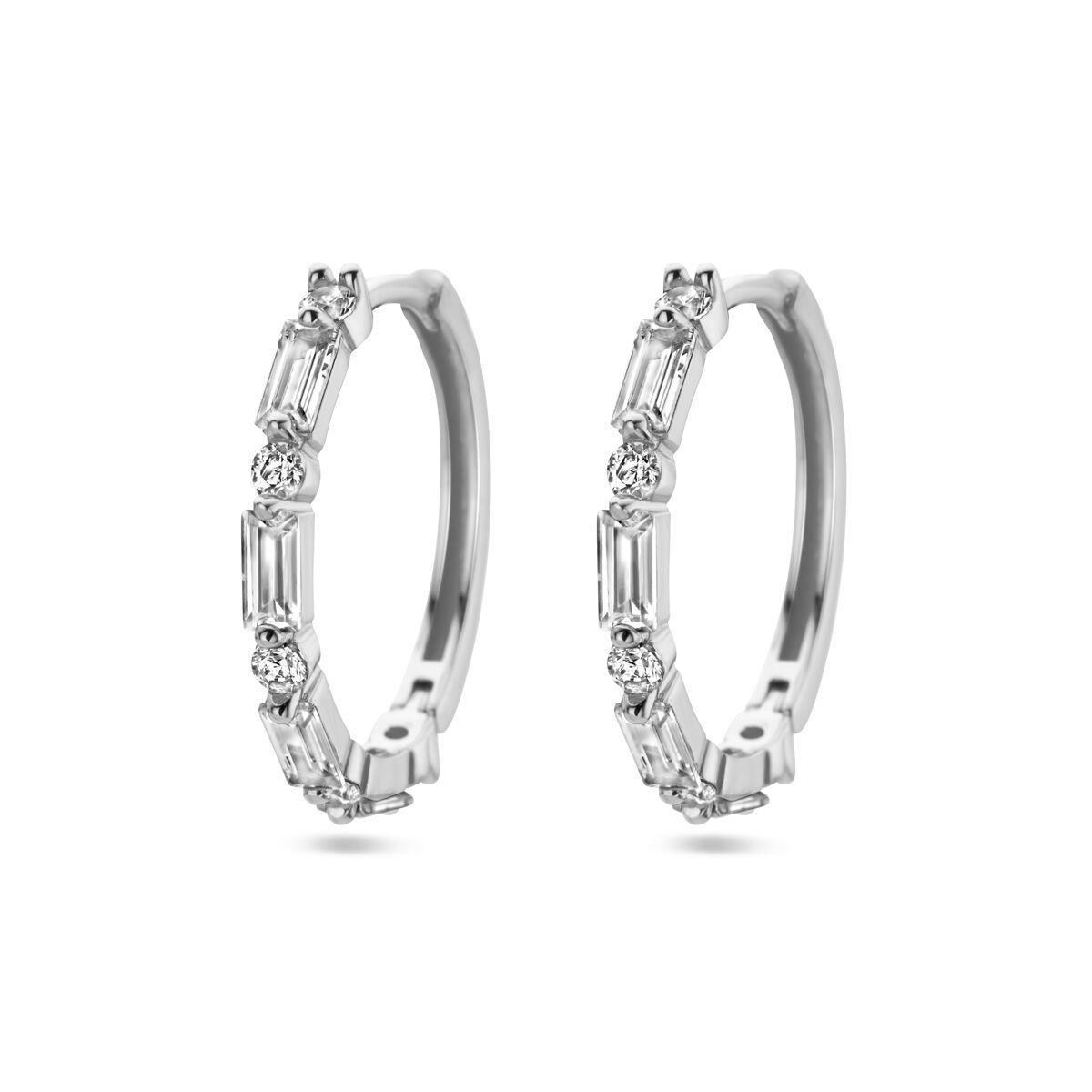 Creolen mit Zirkonia 17,0mm