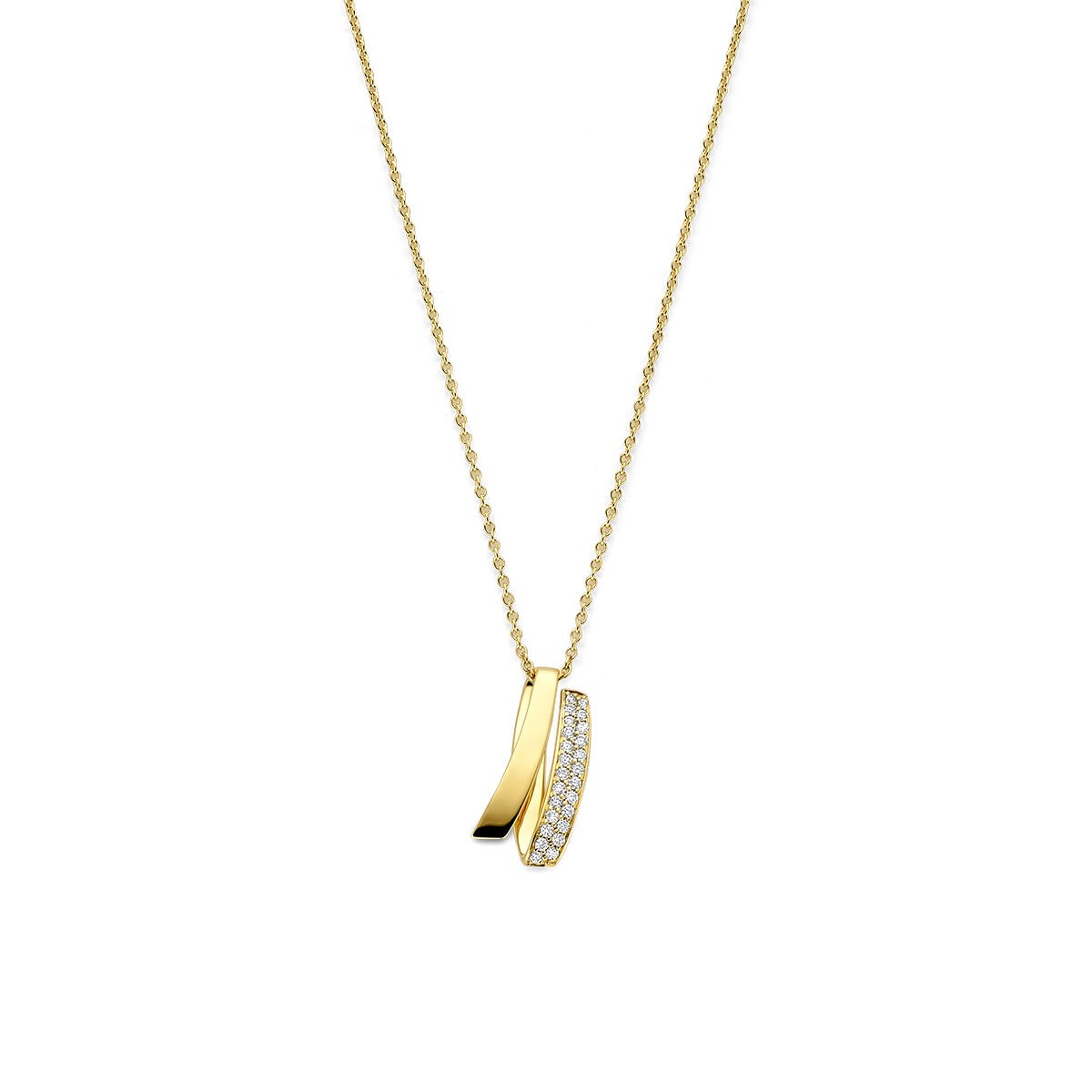 Kette mit Anhänger und Brillanten